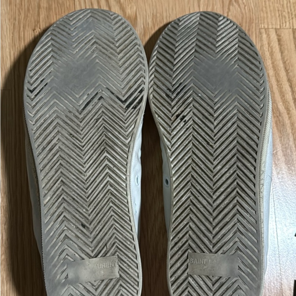 Saint Laurent Size 39 White Malibu Sneaker - Picture 6 of 7